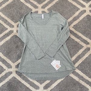 Lularoe solid grey lynnae
